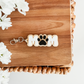 Personalized Paw Print Mom Keychain