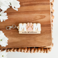 Personalized Paw Print Mom Keychain