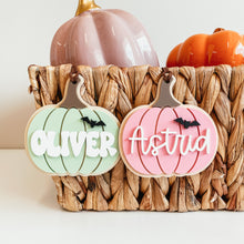 Load image into Gallery viewer, 3D Pumpkin Tag