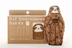 DIY Embroidered Doll Kit