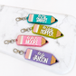 Glitter Pencil Keychain