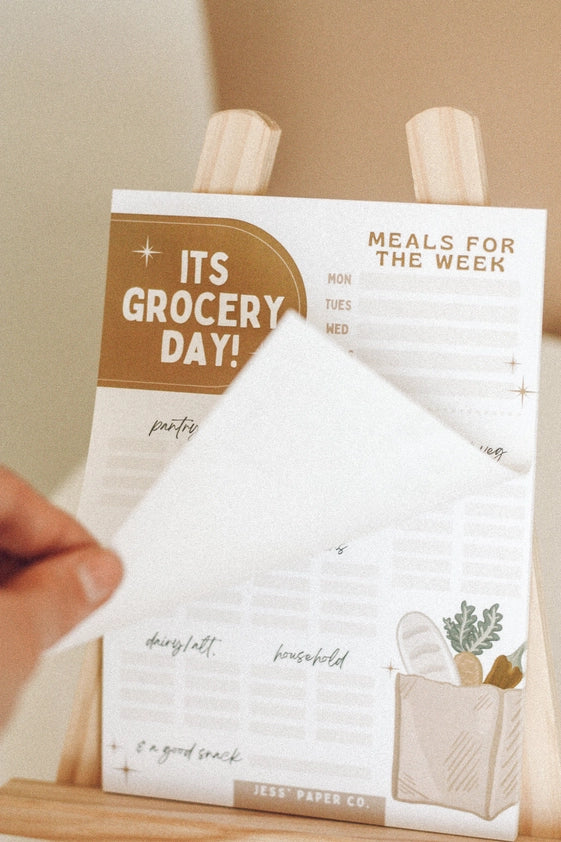 Grocery Day Notepad