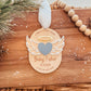 A Piece Of My Heart Lives In Heaven 3D Wooden Christmas Ornament