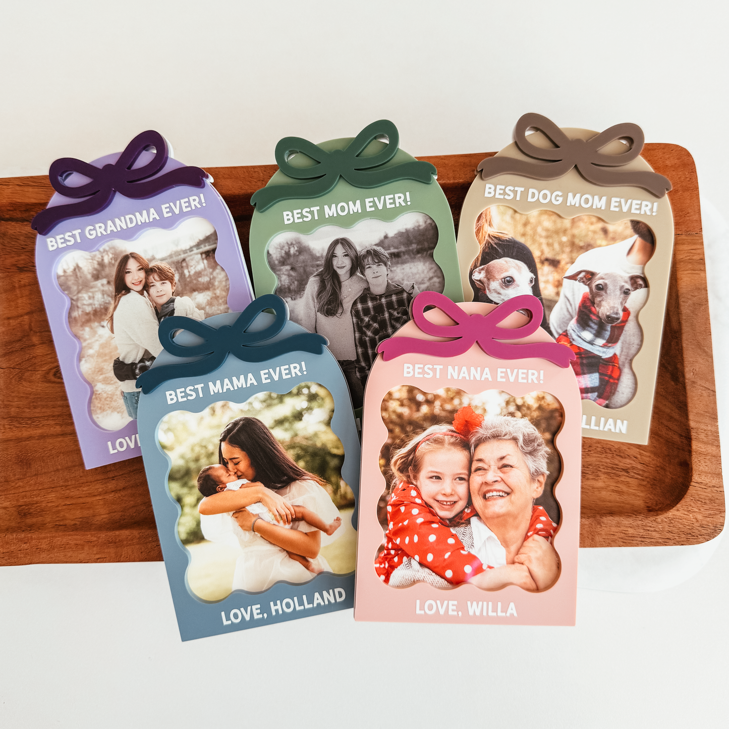 Acrylic Bow Arch Photo Magnet