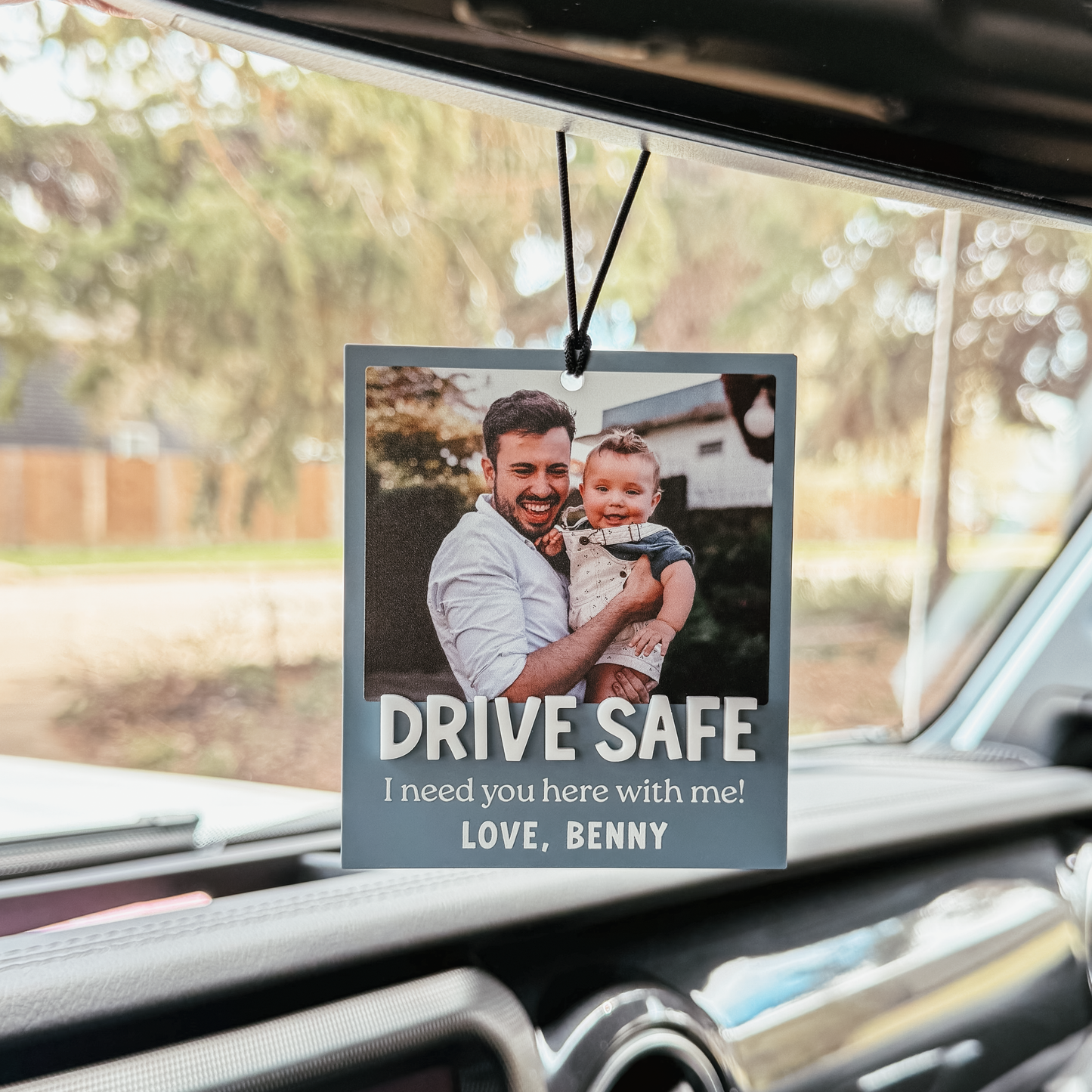 3D Acrylic Car Photo Charm