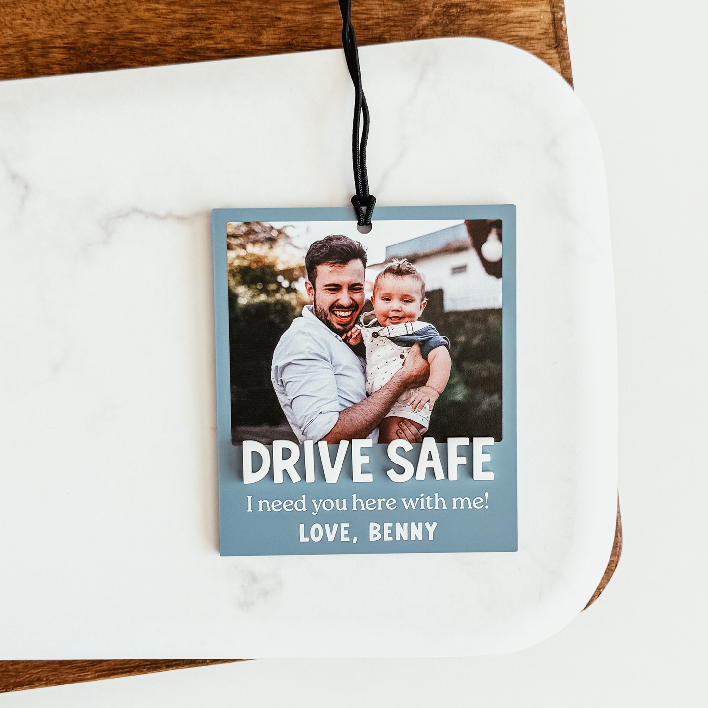 3D Acrylic Car Photo Charm