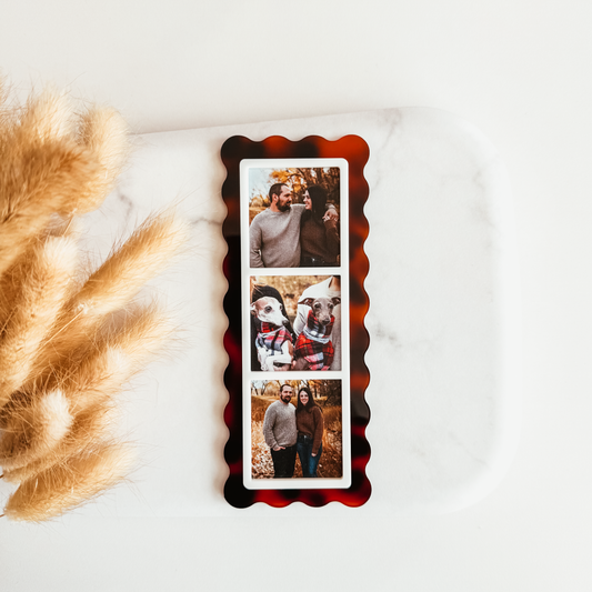Tortoise Shell Photo Strip Magnet