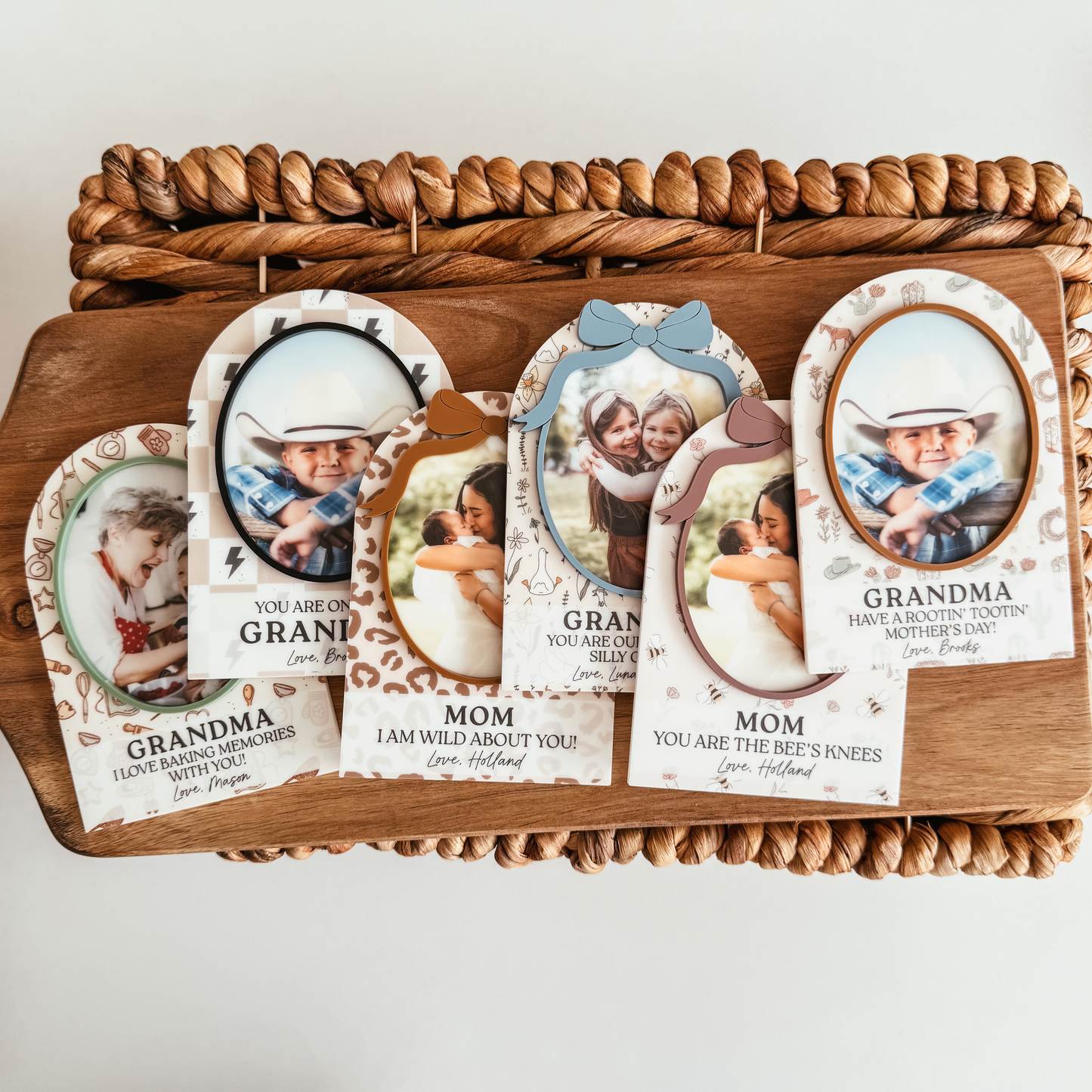 Printed Pattern Arch Photo Magnet (Multiple Styles)