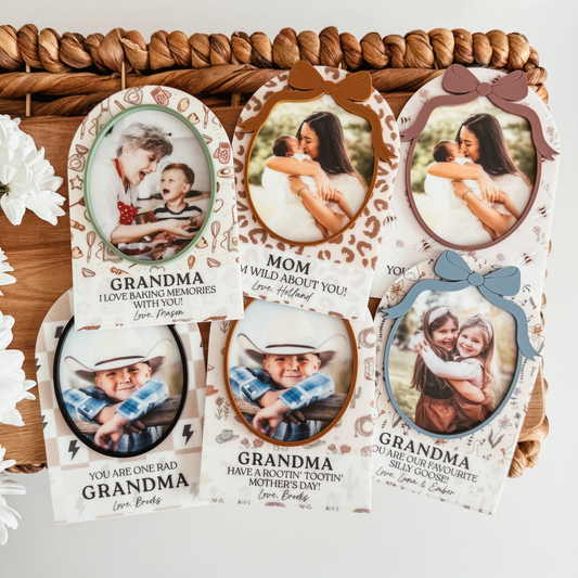 Printed Pattern Arch Photo Magnet (Multiple Styles)