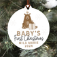 Baby's First Christmas Ornament V3 | Boho Collection