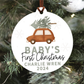 Baby's First Christmas Ornament V3 | Boho Collection