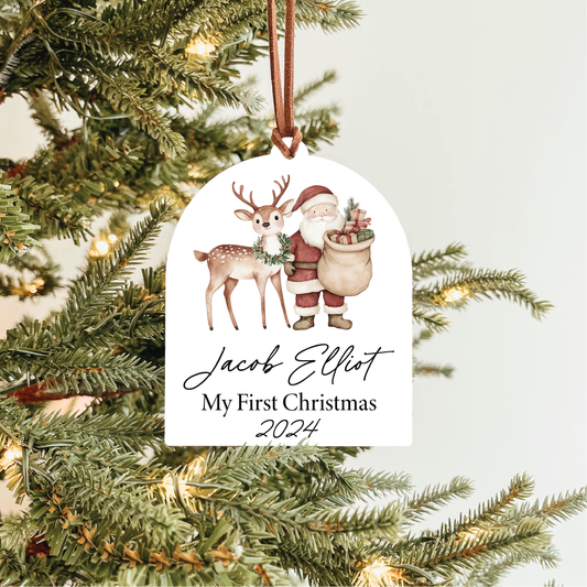 Baby's First Christmas Ornament | Santa's Workshop Collection