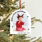 Baby's First Christmas Arch Photo Ornament