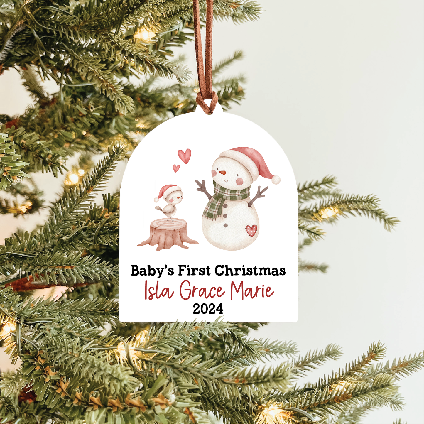 Baby's First Christmas Ornament | Holiday Animal Collection