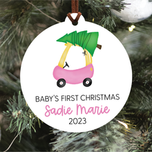 Load image into Gallery viewer, Baby&#39;s First Christmas Ornament | Five Images To Choose From