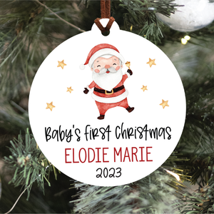 Baby's First Christmas Ornament V2 | Five Images To Choose From