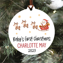 Load image into Gallery viewer, Baby&#39;s First Christmas Ornament V2 | Five Images To Choose From