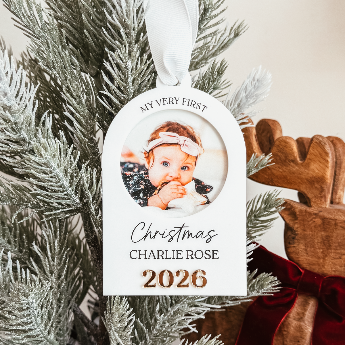 My Very First Christmas Photo Christmas Ornament