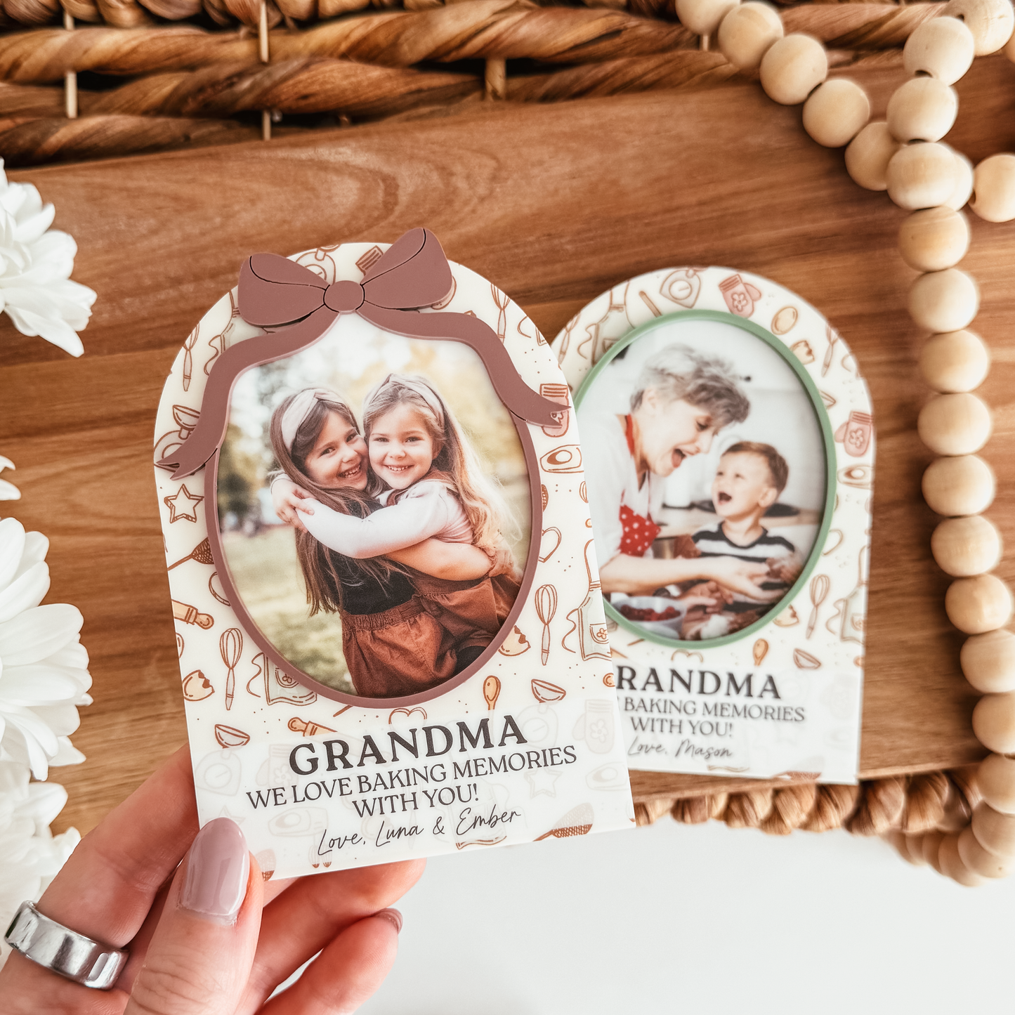 Printed Pattern Arch Photo Magnet (Multiple Styles)
