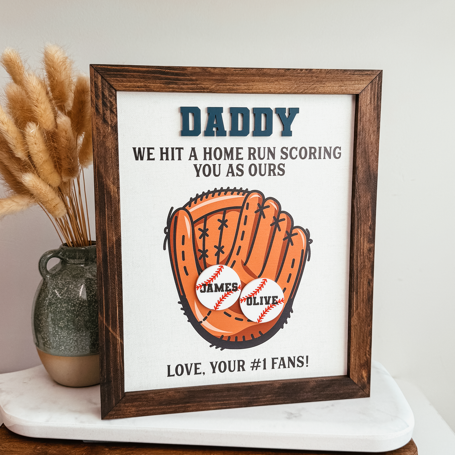Personalized Baseball Sign