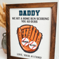 Personalized Baseball Sign
