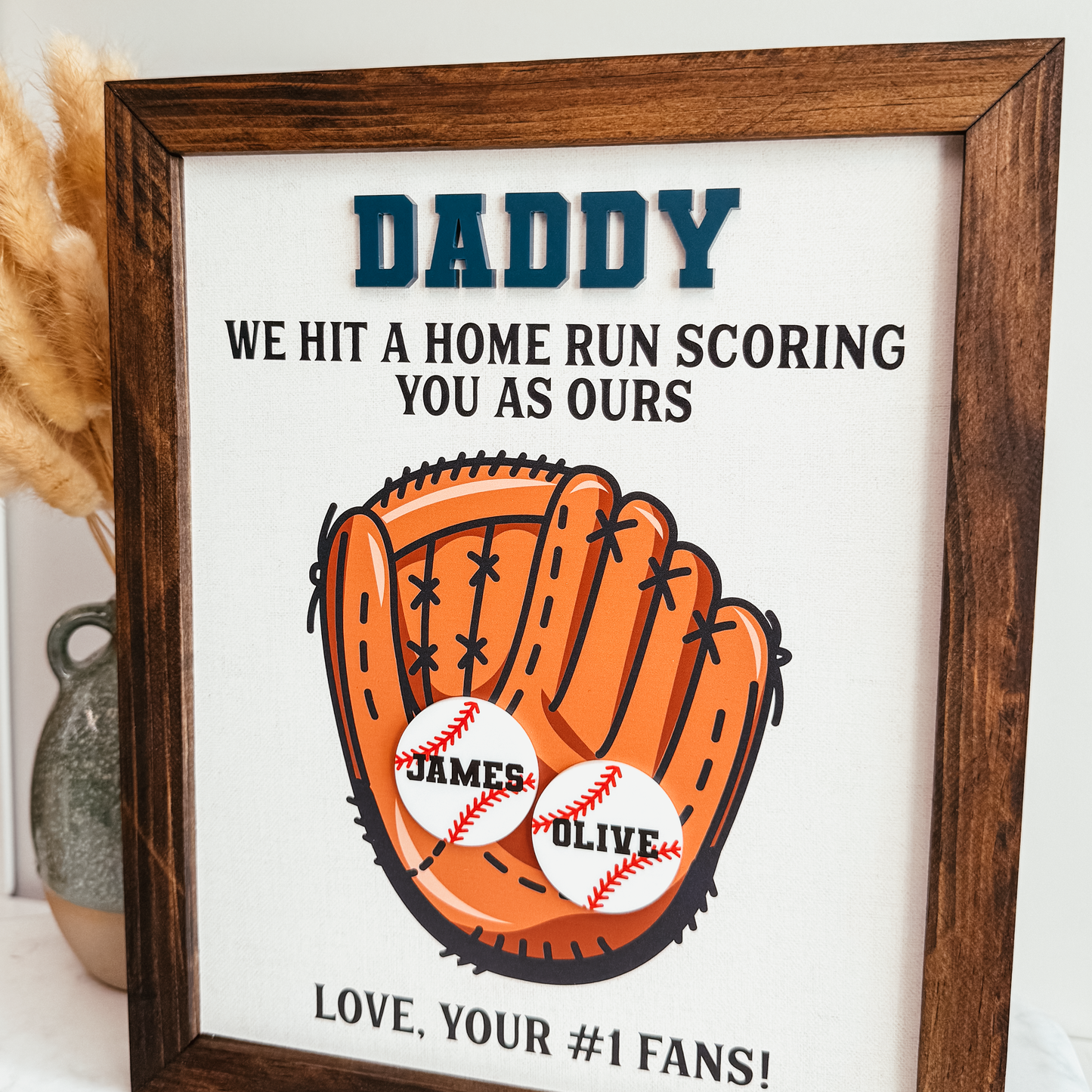 Personalized Baseball Sign