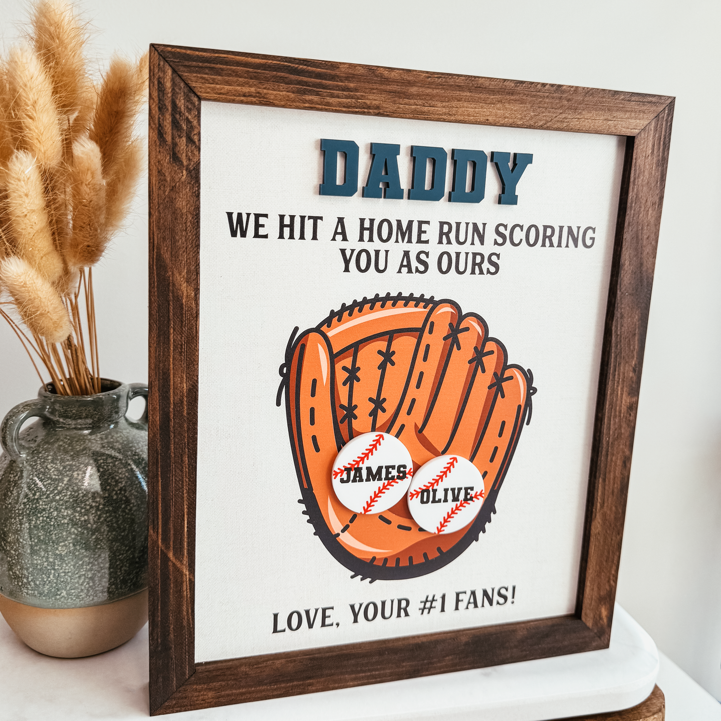 Personalized Baseball Sign