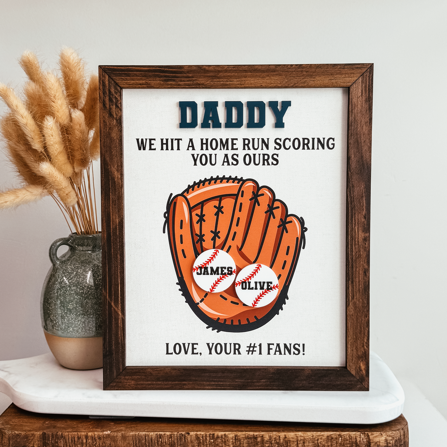 Personalized Baseball Sign