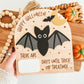 Bat and Moon Halloween Countdown Sign