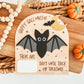 Bat and Moon Halloween Countdown Sign