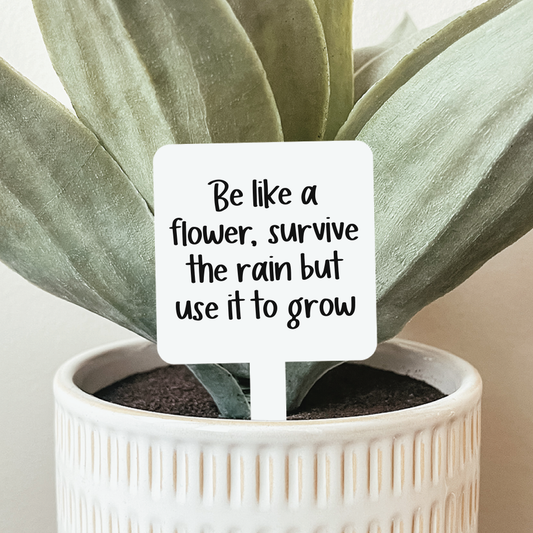 Be Like A Flower Plant Marker