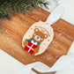 3D Teddy Bear Christmas Ornament
