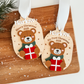 3D Teddy Bear Christmas Ornament