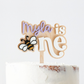 Custom One Bee Cake Topper