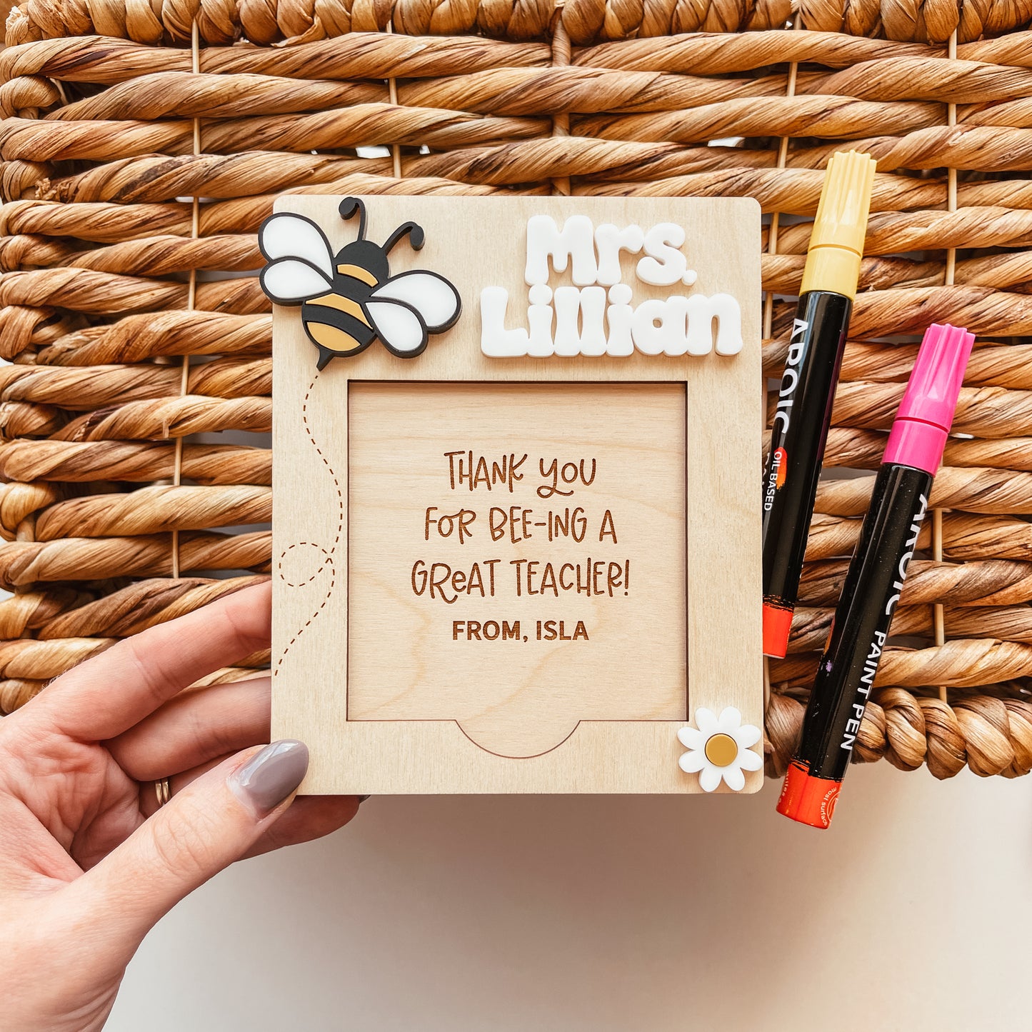 Personalized 3D Sticky Note Holder | Multiple Styles