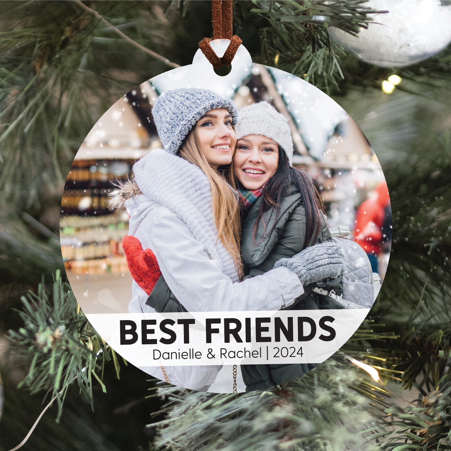 Best Friend Photo Ornament