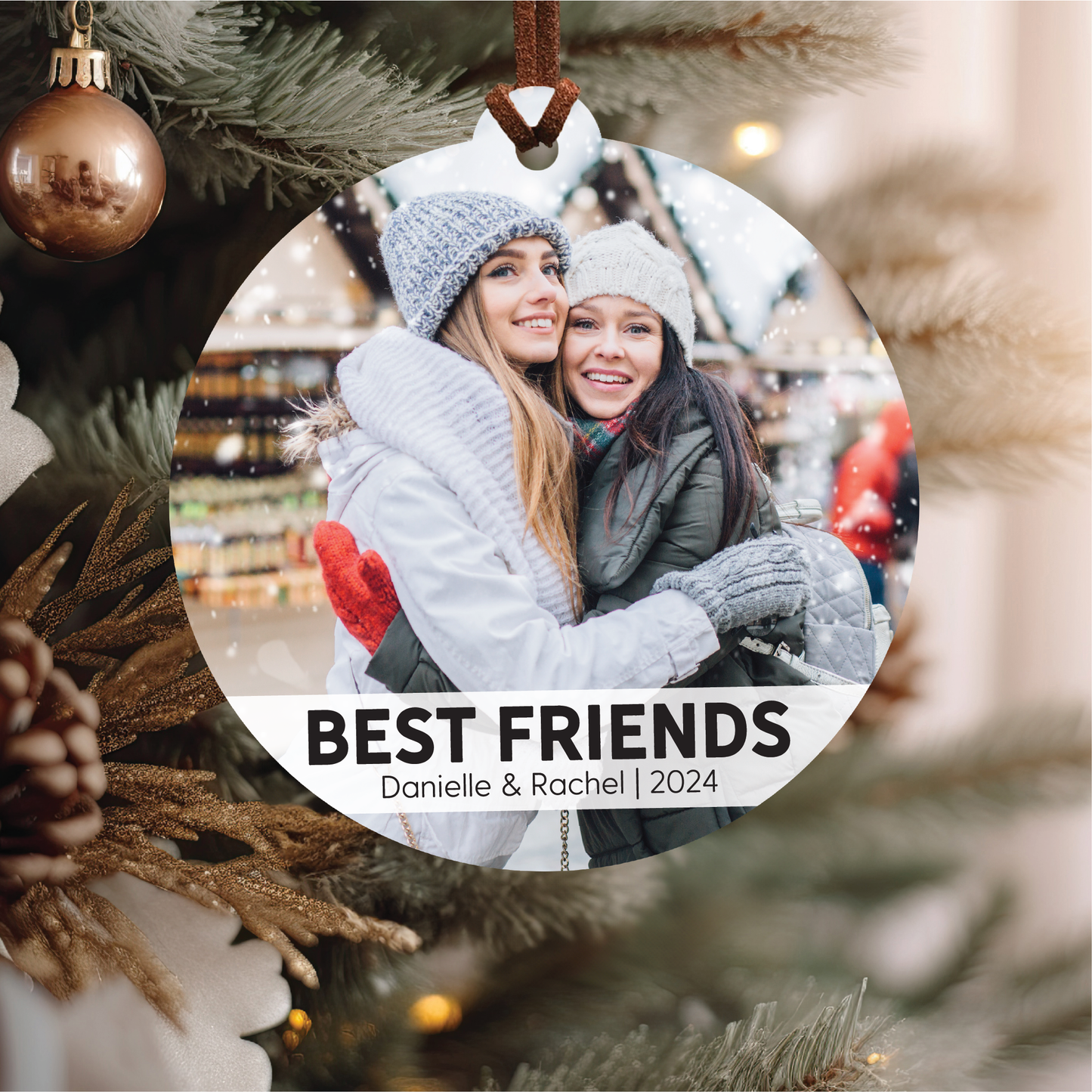 Best Friend Photo Ornament