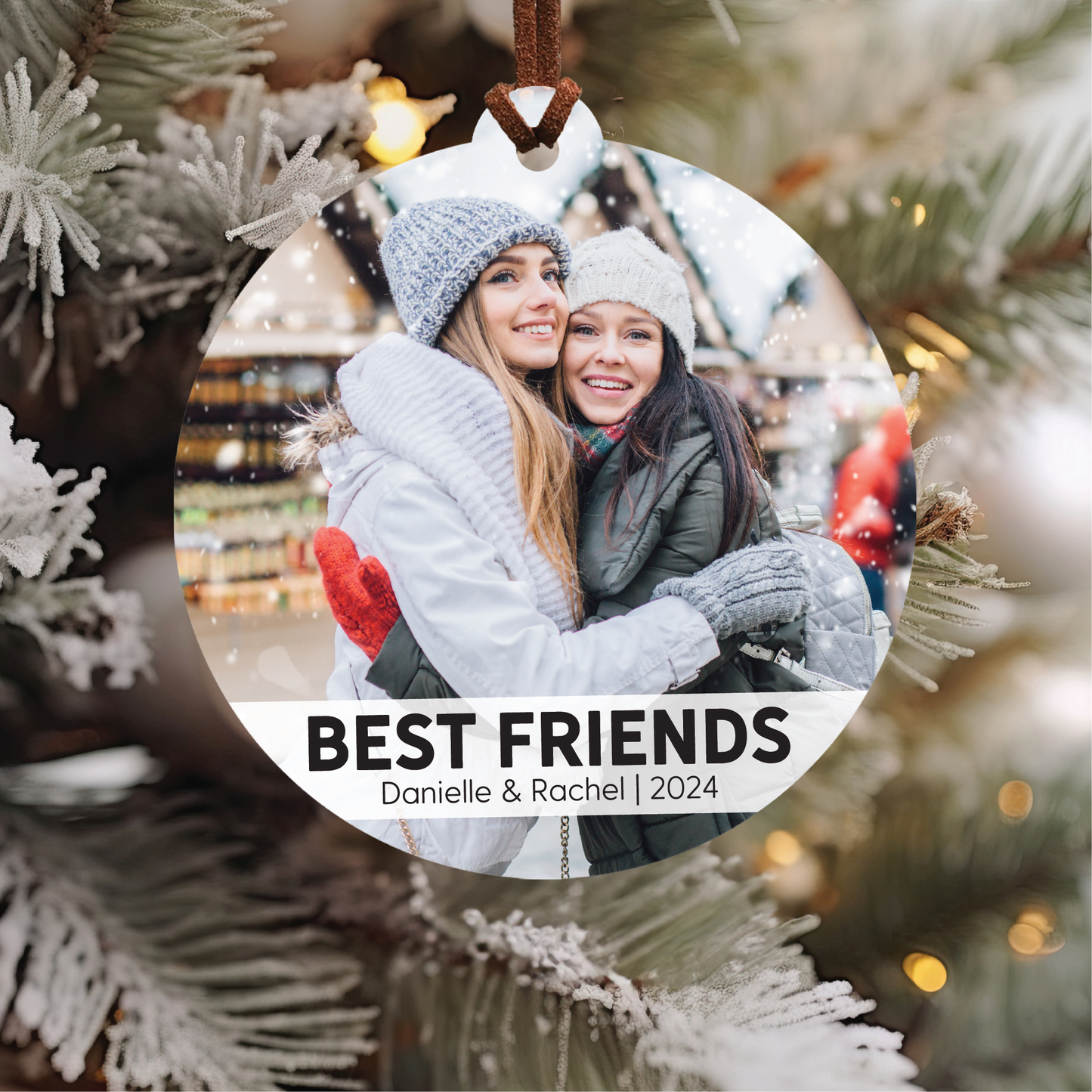 Best Friend Photo Ornament