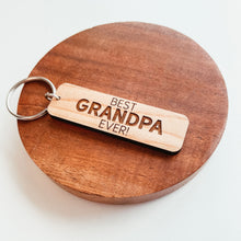 Load image into Gallery viewer, Best Grandpa Ever Keychain