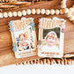 Pennant Flag Floral Photo Magnet