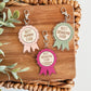 Personalized Mom/Grandma Award Ribbon Keychain