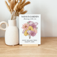 Mom's/Grandma's/Custom Birth Flower Bouquet Acrylic Plaque V2