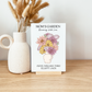 Mom's/Grandma's/Custom Birth Flower Bouquet Acrylic Plaque V2