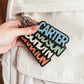 Acrylic Name Keychain / Backpack Tag