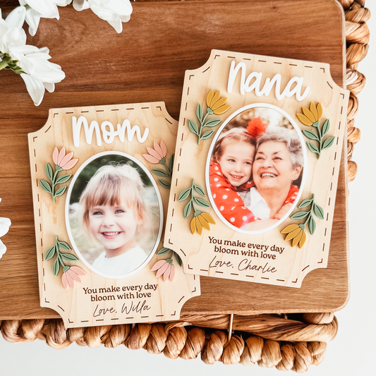 Bloom With Love Flower Photo Magnet