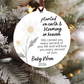 Blooming In Heaven Christmas Ornament