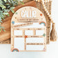 First And Last Day Of School Sign | Boho Rainbow