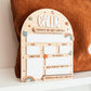 First And Last Day Of School Sign | Boho Rainbow