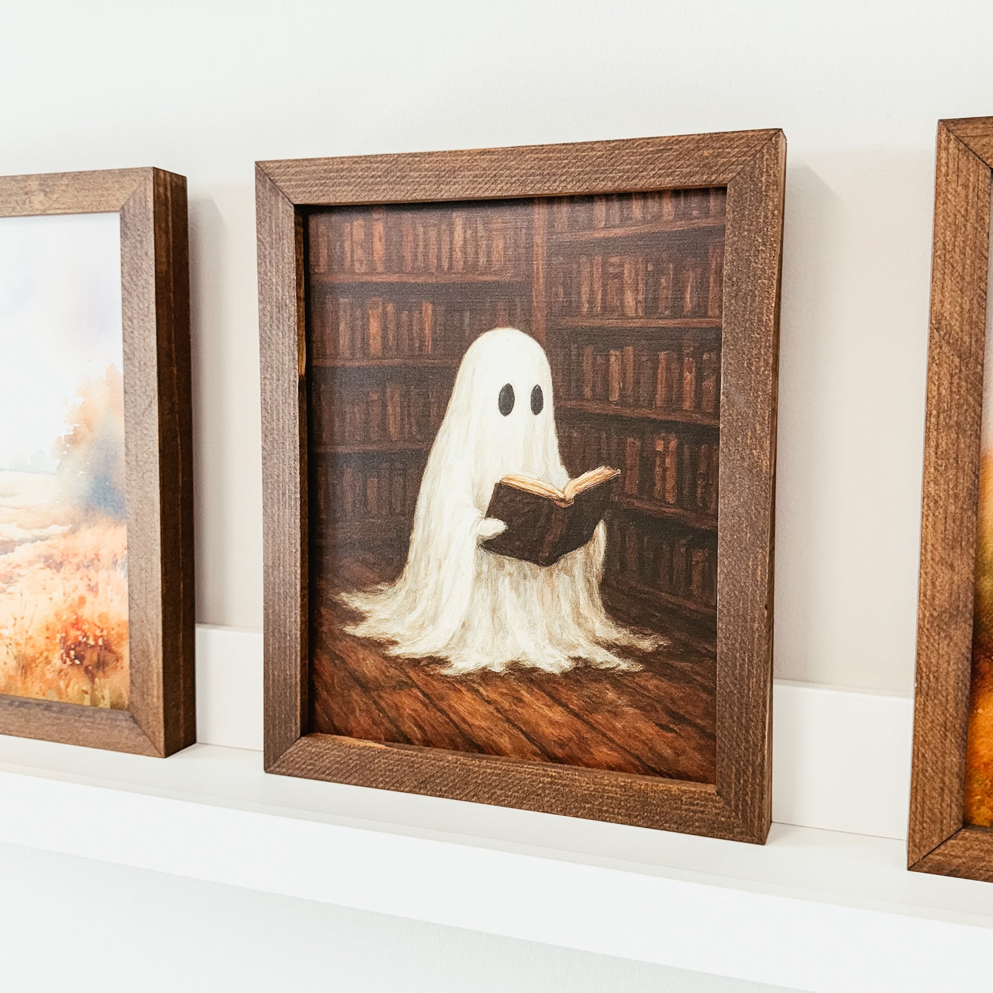 Bookish Ghost Vintage Inspired Sign