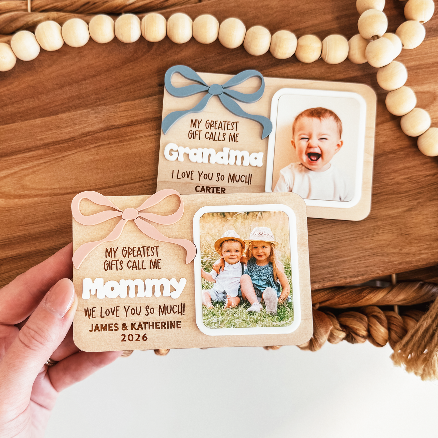 Greatest Gift Bow Photo Magnet